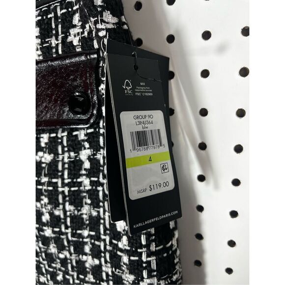 Karl Lagerfeld tweed skirt size 4 - Picture 3 of 5